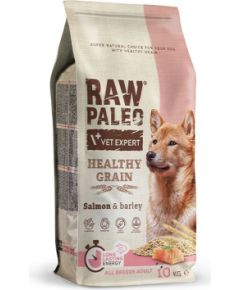 VET EXPERT Raw Paleo Healthy Grain Adult Salmon and Barley - dry dog ​​food - 10 kg