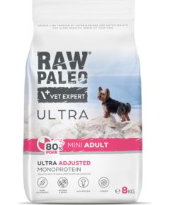 RAW PALEO Ultra Pork Mini Adult - dry dog food - 8kg