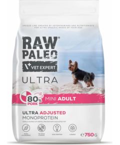 RAW PALEO Ultra Pork Mini Adult - dry dog food - 750g