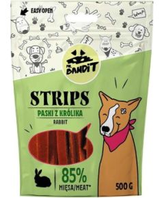 MR. BANDIT STRIPS Rabbit Strips - dog treat - 500 g