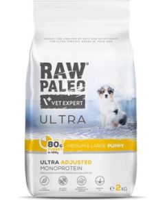 RAW PALEO Ultra Medium&Large Puppy Turkey - dry food for puppies - 2 kg