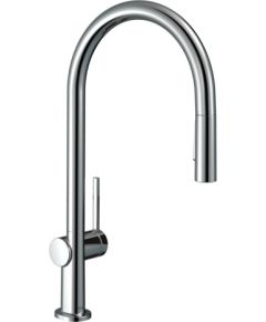 Hansgrohe virtuves izlietnes maisītājs ar izvelkamu dušu Talis M54 210 1jet, hroms + sBox