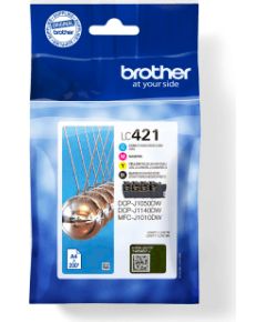 BROTHER LC-421VAL PAGEPACK 4 PC(S) BLACK, CYAN, MAGENTA, YELLOW