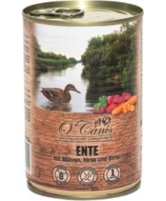 O'CANIS canned dog food- wet food- duck, millet and carrots - 400 g