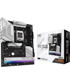 Mainboard ASROCK AMD B850 SAM5 ATX Memory DDR5 Memory slots 4 1xPCI-Express 4.0 16x 1xPCI-Express 5.0 16x 1xM.2 1xHDMI 1xAudio-In 1xAudio-Out 1xMicrophone 6xUSB 2.0 5xUSB 3.2 1xUSB-C 1xRJ45 B850PRORS