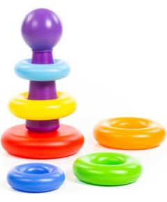 Playgo Пирамида развивающая Колечко-шар" (8 элементов), h=240 мм PL62383