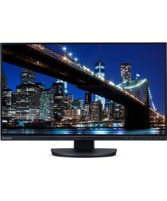 Monitor NEC Sharp MultiSync EA272Q - LED-Monitor - 68 cm (27") - 2560 x 1440 QHD @ 60 Hz - IPS - 350 cd/m2 - 1000:1 - 6 ms - HDMI, DisplayPort, USB-C - schwarze Ruckseite, black front bezel