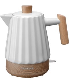 Czajnik elektryczny ceramiczny RK0090 CONCEPT biały