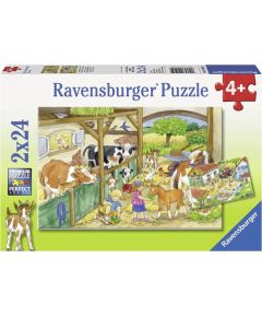 Ravensburger Puzzle 2x24 pc Merry Country Life
