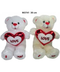 Sun Day Плюшевый мишка 30 cm с сердцем LOVE (M3741) разные 166623