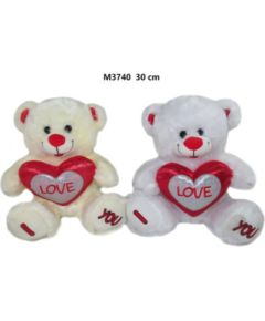 Sun Day Плюшевый мишка 30 cm с сердцем LOVE (M3740) разные 166616