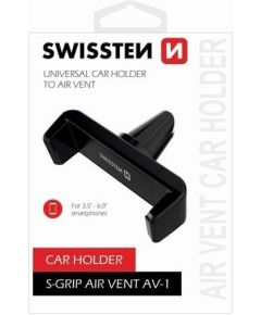 Swissten S-Grip AV-1 Universāls Auto Stiprinājums Gaisa Restei Melns