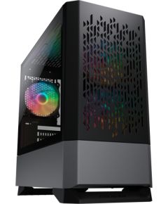 COUGAR MG140 Air RGB PC Case, Mini Tower, Black