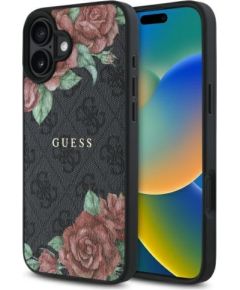 Guess GUHMP16SP4ROPEMCK 4G Flowers Print MagSafe Чехол для Apple iPhone 16