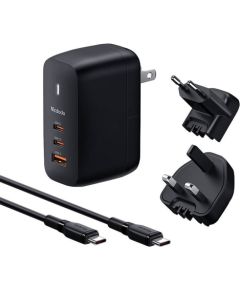 Mcdodo CH-8442 Tīkla lādētājs 65W / USB-C 2m / UK/US/EU Telefonu lādētāji 220v