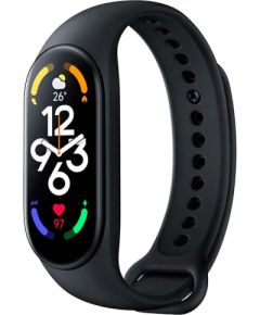 Fusion Wave Siksniņa Pulkstenim Xiaomi Mi Band 7 Melns