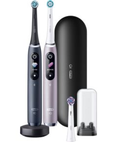 Szczoteczka Oral-B iO Series 9 Duo 2 szt. Black Onyx/Rose Quartz
