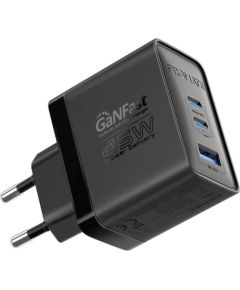 Promate PowerPort-45 GaNFast™ Tīkla lādētājs 45W / QC3.0 / PD45W