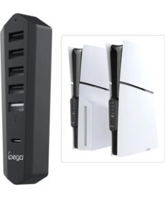iPega P5S003 USB / USB-C HUB Priekš Sony PS5 Slim Pro Spēļu Kontrollerim