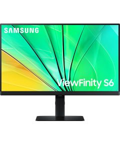 Monitor Samsung Monitor 24 cale ViewFinity S60D IPS 2560x1440 WQHD 16:9 1xHDMI 1xDP 3xUSB 3.0 5ms PinP/PbyP 100Hz HAS+PIV płaski 3YOn-Site