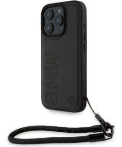 BMW Leather Signature and Strap Case Чехол Для Apple iPhone 16 Pro