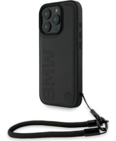 BMW Leather Signature and Strap Case Чехол Для Apple iPhone 16 Pro Max