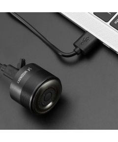 Wozinsky светодиодный задний велосипедный фонарь с микро USB красный свет 5 режимов черный (WRBLB2)