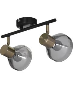 Activejet LISA double black and gold ceiling wall light strip E14 wall lamp for living room