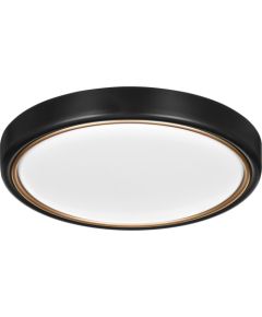 Modern LED ceiling plafond Activejet VERDI Black/Gold 23W