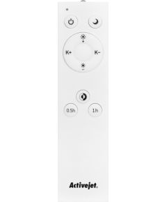 Modern LED dimmable ceiling plafond Activejet FOCUS Black wireless control by remote