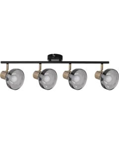 Activejet LISA double black and gold ceiling wall light strip E14 wall lamp for living room
