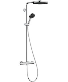 Hansgrohe dušas sistēma Pulsify 260 1 jet ar vannas termostatu Ecostat Fine un rokas dušu 3 jet, hroms