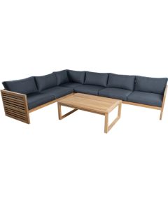 Set SERENITY corner sofa 2+2+2 and table Dīvāni