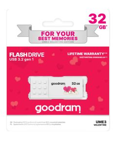 Zibatmiņa GoodRam Valentine 32GB White