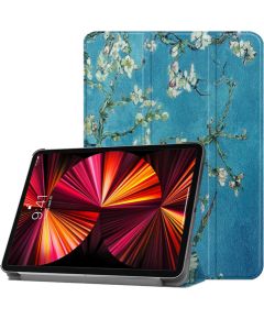 iLike Tri-Fold Plāns Eko-Ādas Statīva Mak Xiaomi Redmi Pad SE 8.7'' (2024) Sakura