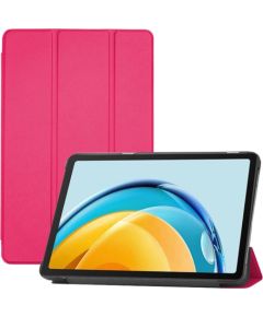 iLike Tri-Fold Эко-Кожаный Чехол-Подставка для Apple iPad Pro 11'' (2024) 5-го пок. коралловый розовый