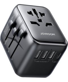 Universal Travel Charger Joyroom JR-TCW01 15W 3xUSB-A/USB-C black