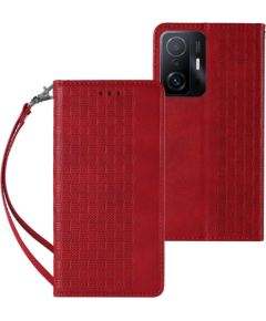 Fusion Magnet Strap grāmatveida maks + aukliņa Samsung A136 Galaxy A13 5G | A04S sarkans