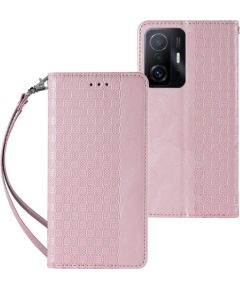 Fusion Magnet Strap grāmatveida maks + aukliņa Samsung A136 Galaxy A13 5G | A04S rozā