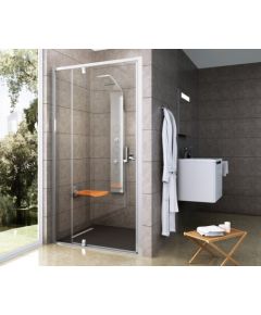 Ravak PDOP2-110 white+glass Transparent Душевые двери