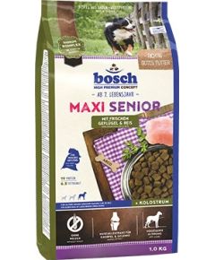 Bosch Hundefutter Maxi Senior Geflügel, 1er Pack (1 x 12.5 kg) Poultry, Rice
