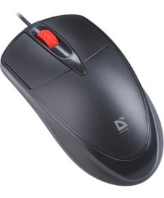 MOUSE DEFENDER ICON MB-057 OPTICAL 1000dpi 3P BLACK SILENT CLICK