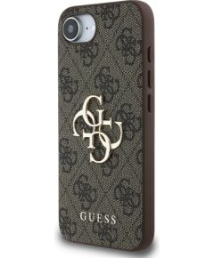 Guess PU 4G Metal Logo Case Aizsargapvalks priekš Apple iPhone 16e