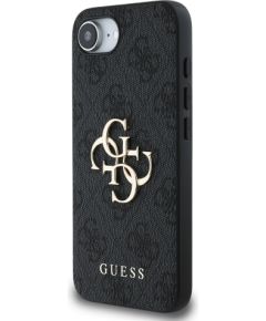 Guess PU 4G Metal Logo Case Aizsargapvalks priekš Apple iPhone 16e