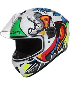 Axxis Helmets, S.a Draken PARROT (XL) A0 PearlWhiteMat ķivere