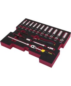 Instrumentu komplekts Stanley FMHT0-74295; 1/4''; 48 gab.