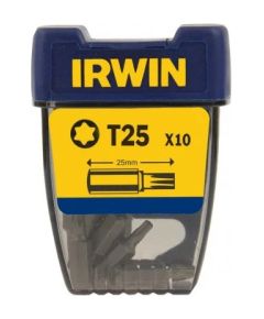 Skrūvgrieža uzgaļu komplekts Irwin 10504354; T25; 25 mm; 10 gab.