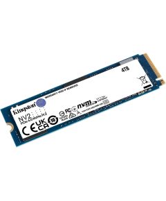 SSD|KINGSTON|NV2|4TB|M.2|PCIE|NVMe|Write speed 2800 MBytes/sec|Read speed 3500 MBytes/sec|2.2mm|TBW 1280 TB|MTBF 1500000 hours|SNV2S/4000G