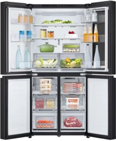 LG GMV860EPDE side-by-side ledusskapis, melns