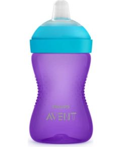 Philips Avent My Grippy mācību krūzīte ar mīkstu snīpi 300ml, 9M+, lillā - SCF802/02